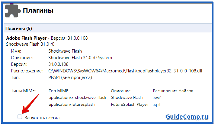Flash Player в Yandex browser: как подключить и выключить, почему появляются сбои
