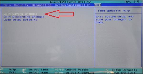 InsydeH20 Setup Utility rev 5.0: Как сделать загрузку с USB
