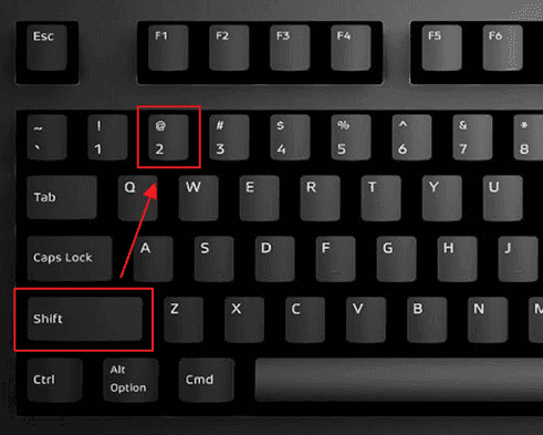 Как поставить собаку на клавиатуре ноутбука или компьютера
