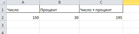 Как прибавить процент к числу в Эксель 2003, 2007, 2010, 2013 и 2016
