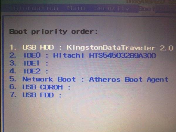 Как установить Windows Vista с флешки на ноутбук