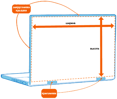 Как узнать какая диагональ у ноутбука?