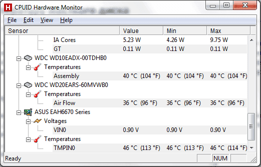 Как узнать температуру жесткого диска