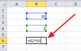 Как возвести в степень в Экселе, Excel 2003, 2007, 2010, 2013 и 2016