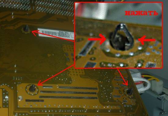 Как заменить сломанное крепление кулера на материнской плате