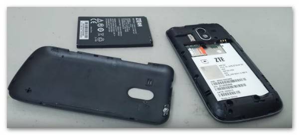 Не включается телефон ZTE что делать