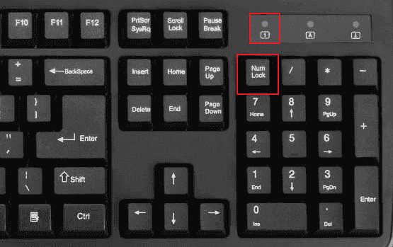 Почему на клавиатуре не работают цифры справа