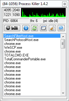 Process Killer - удаление процессов на компьютере