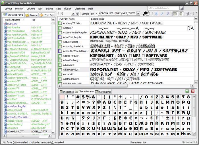 Установка новых шрифтов в Windows 7