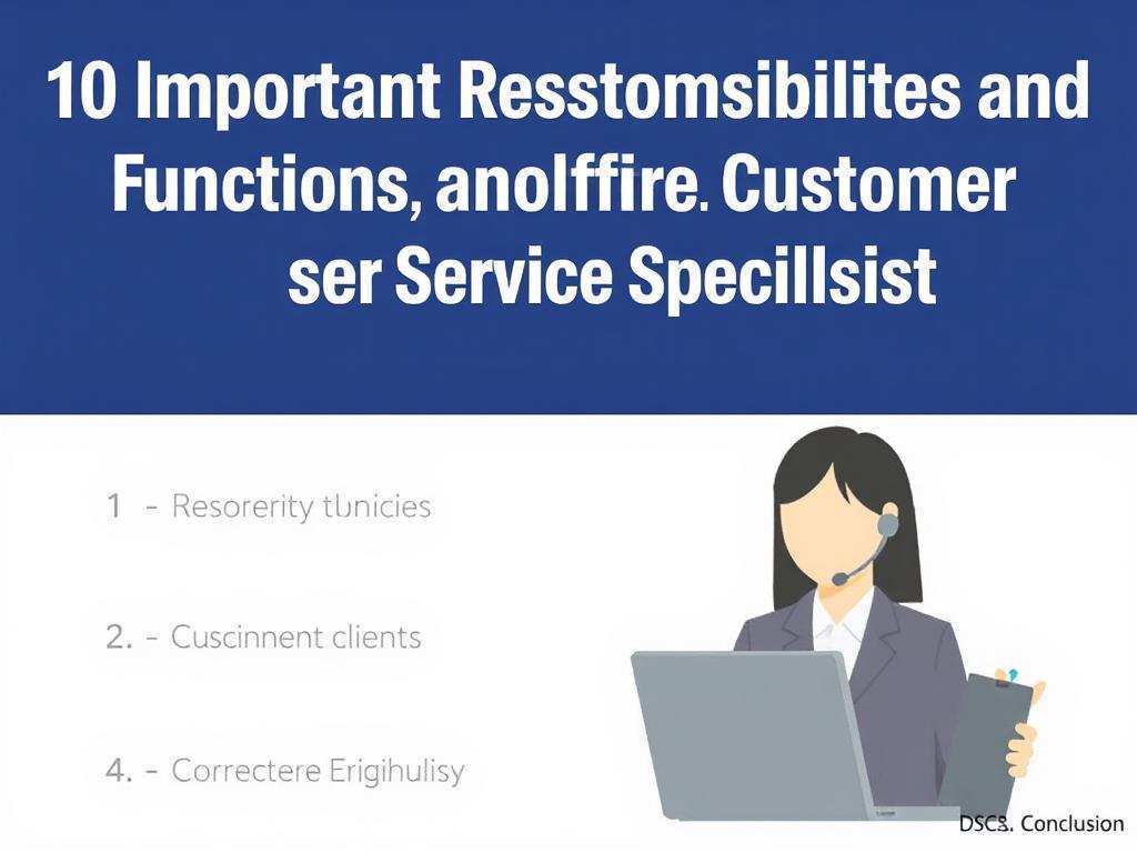 важных обязанностей и функций специалиста клиентского обслуживания Заключение фото