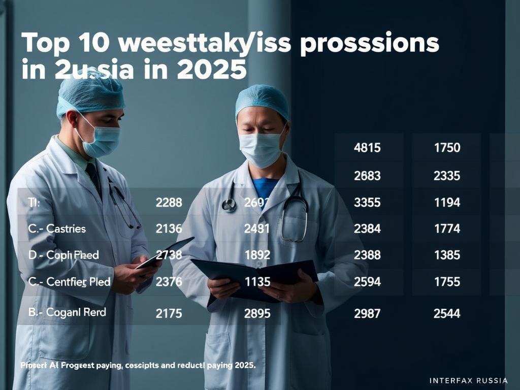 самых высокооплачиваемых профессий в России в 2025 году - Россия || Интерфакс Россия 3. Врачи и медицинские специалисты фото
