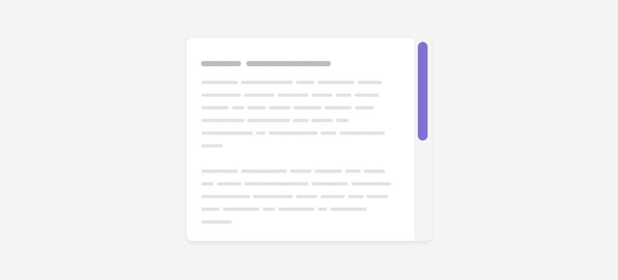 Пользовательские полосы прокрутки в CSS