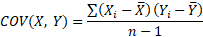 Формула ковариации