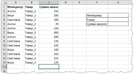 Как работать с массивами функций в Excel
