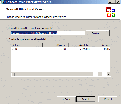 Средство просмотра MS Office Excel