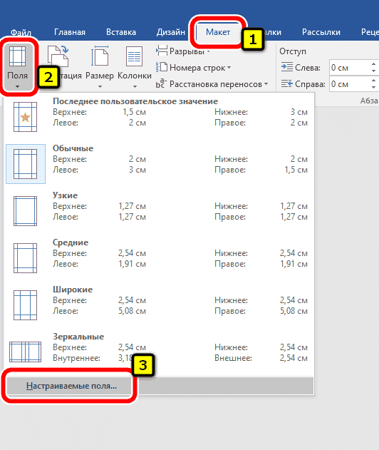 Настраиваемые поля