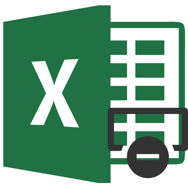 Удаление строк в Microsoft Excel
