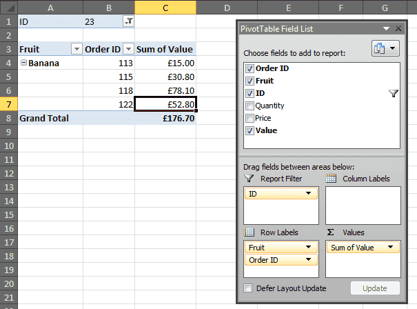 Функция ВПР не работает