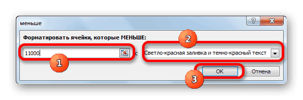 Окно форматирования в Microsoft Excel