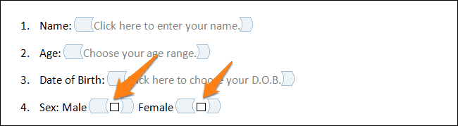 Как создавать заполняемые формы в Word