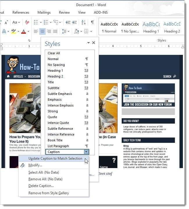 как создать подпись под словом на картинке