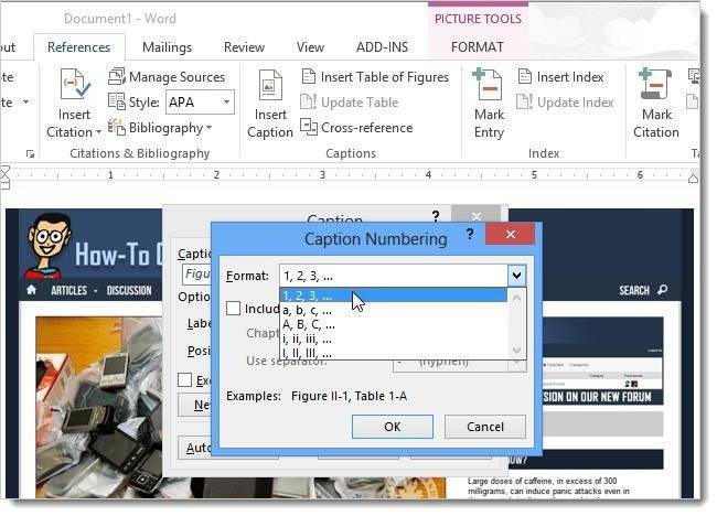 как создать подпись под словом на картинке