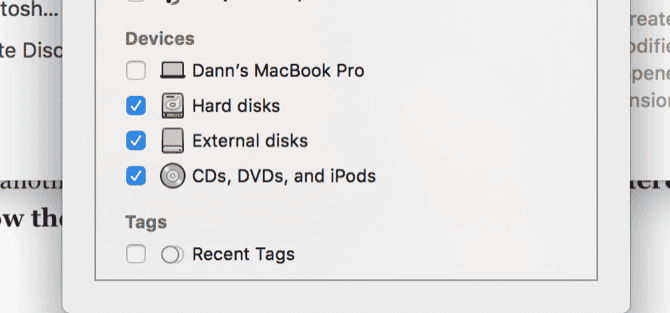 показывает настройки поиска