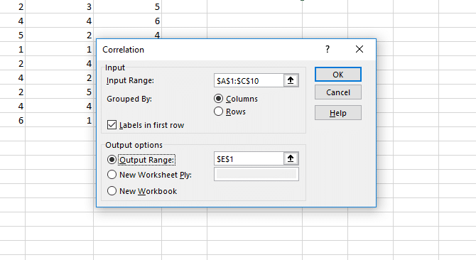базовый анализ данных в Excel