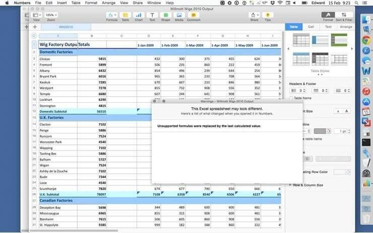 открыть формат xls