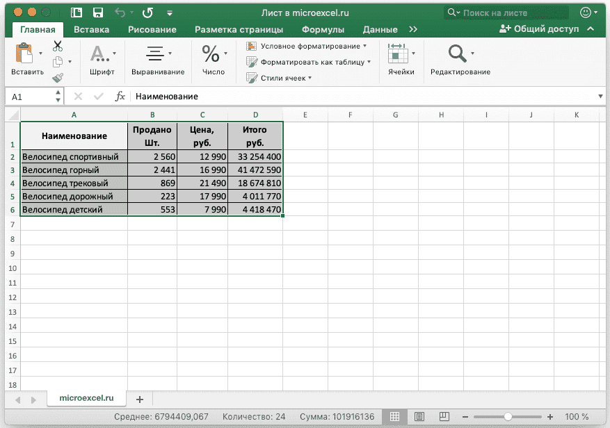 Специальная вставка